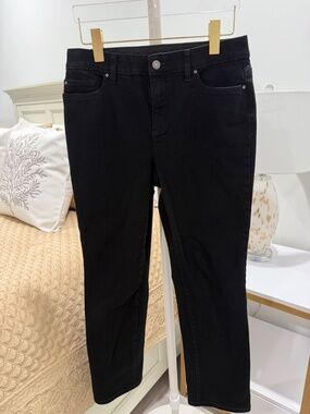 Chico's So Slimming Black Jeans Size Small Short